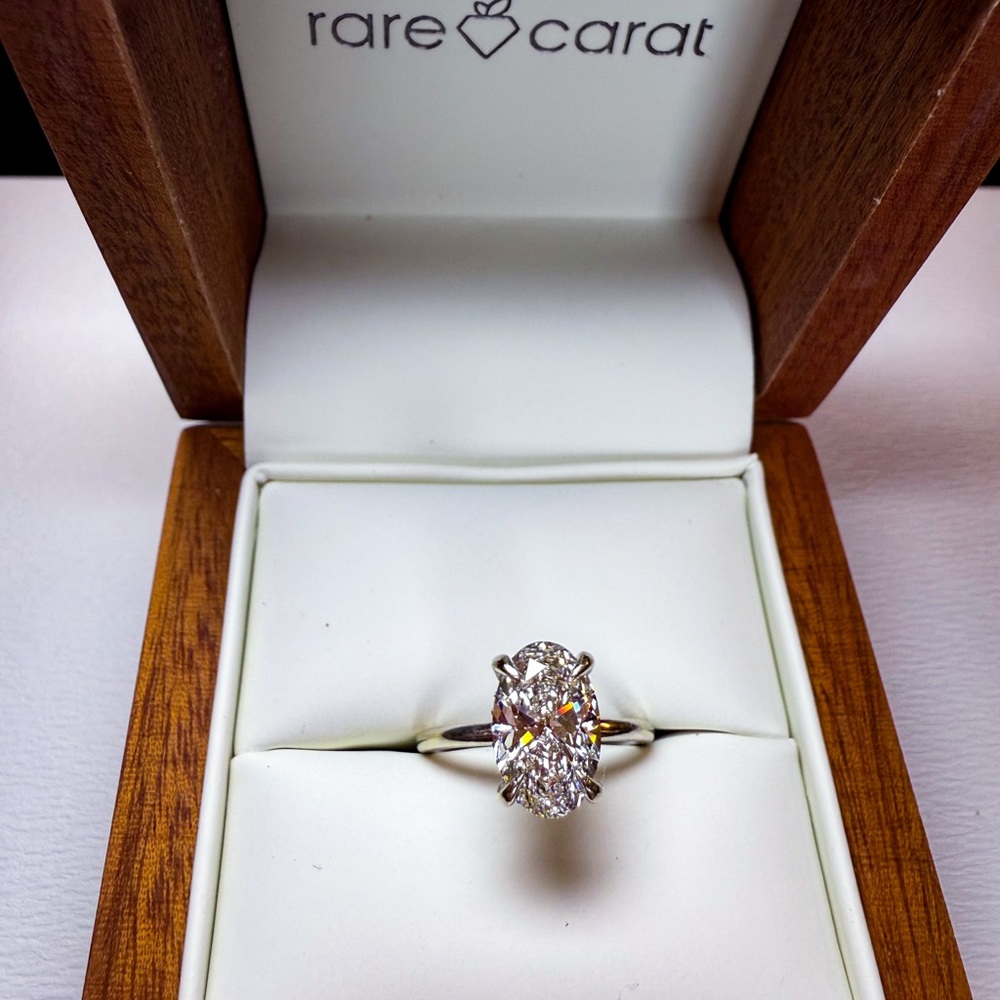 **SOLD** 2.32 IGI Certified Lab Grown Diamond 14k Solid White Gold Ring